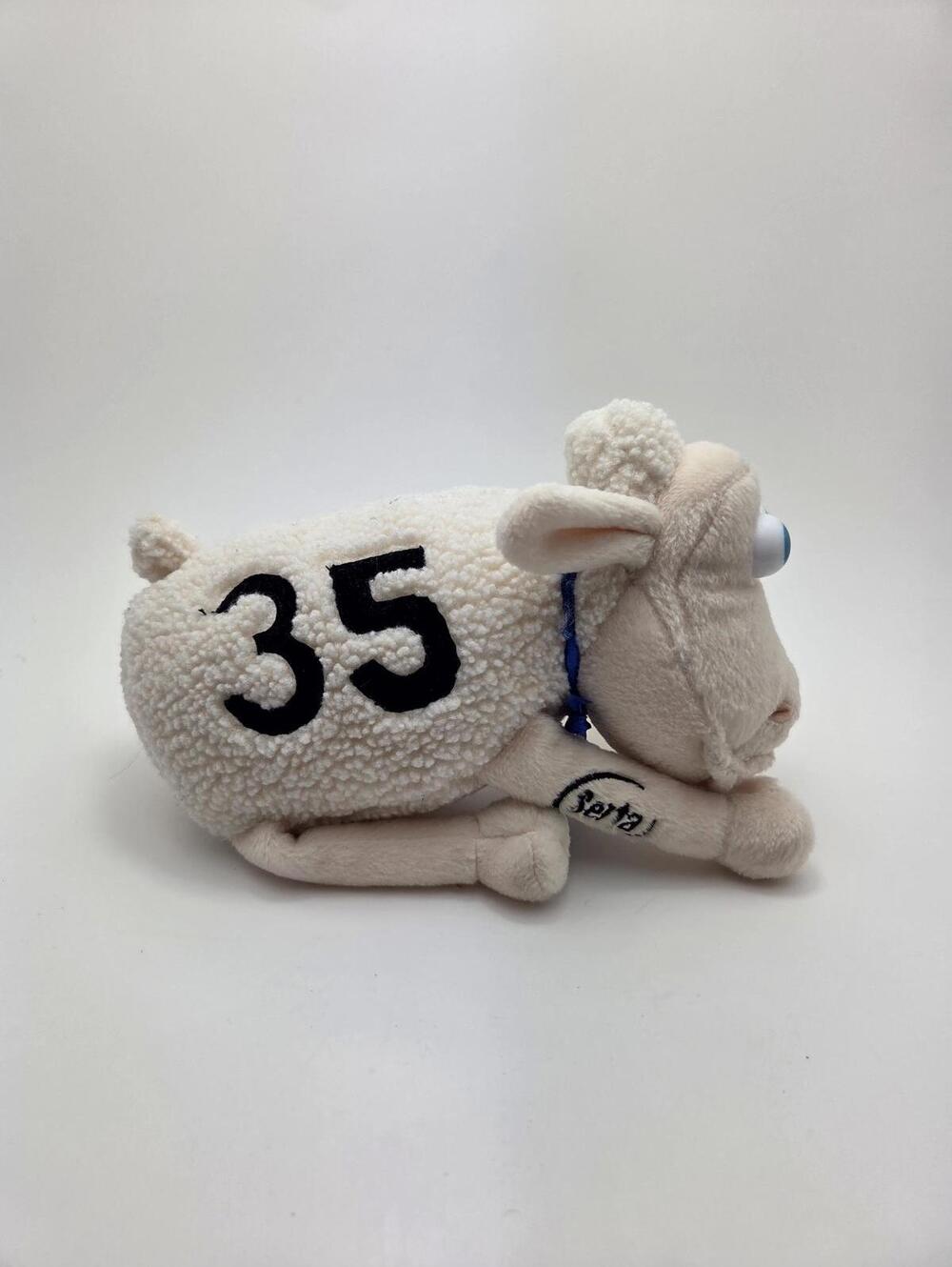 Vintage 2000 Serta Sheep Plush Stuffed Animal New with Tags (10 inch)